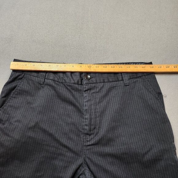 Fox Racing Chino Short Mens 36 Regular Fit Mid Rise Pockets Striped - Picture 9 of 10